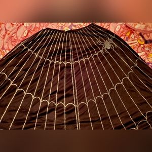 Spirit Halloween Spiderweb poncho